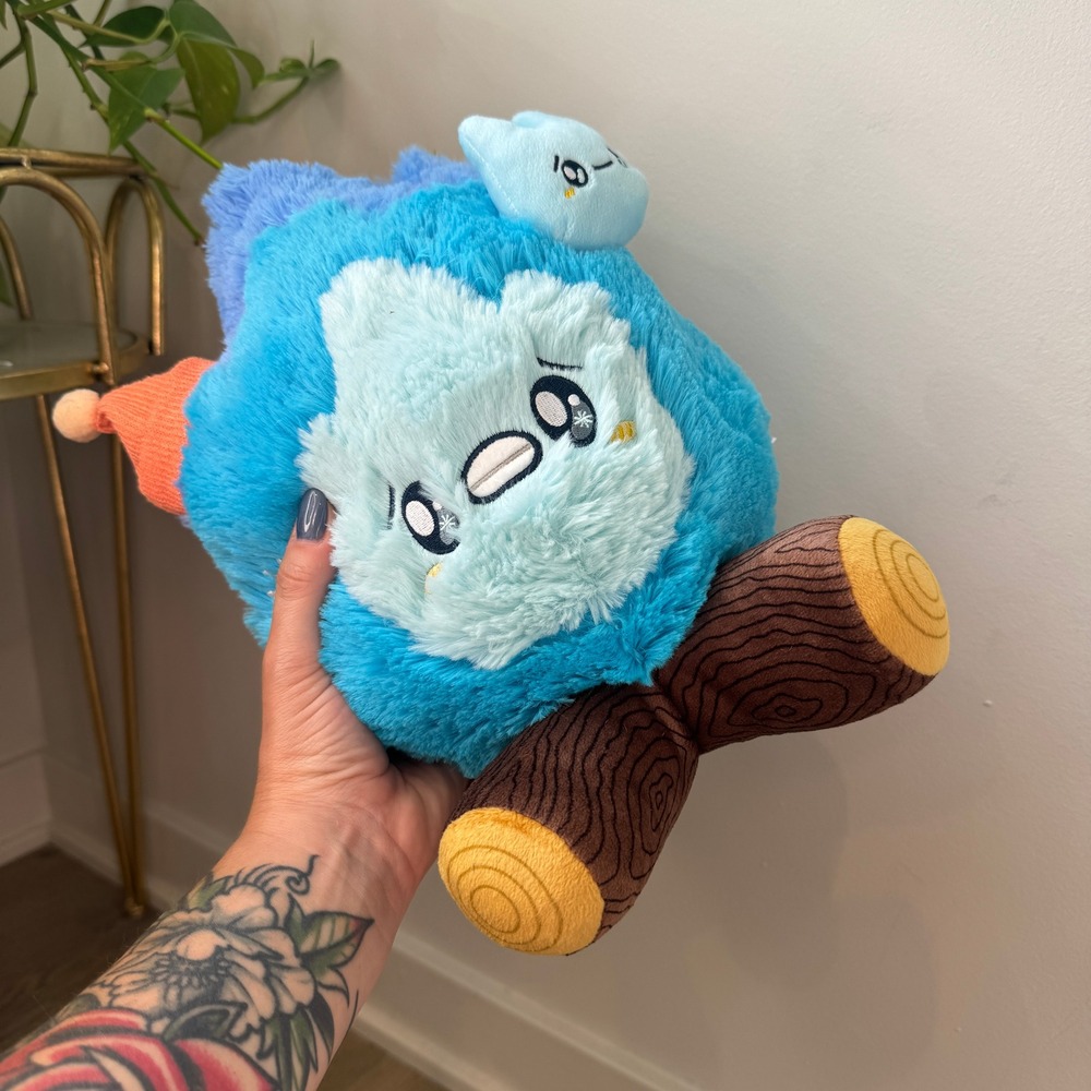 Squishable Squish Lodge Frozen Campfire Plush Limited Edition 12in Winter Blue